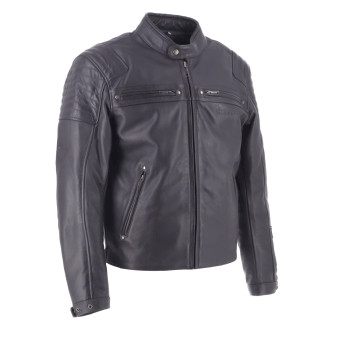 Helstons Missile Leather Black