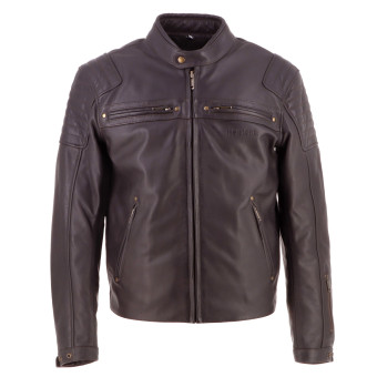 Blouson Moto Helstons Missile Leather Brown