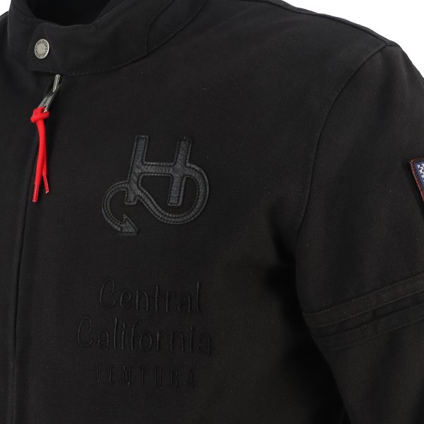 Helstons Nashville Canvas Noir