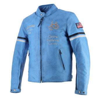 Helstons Nashville Leather Bleu Ciel