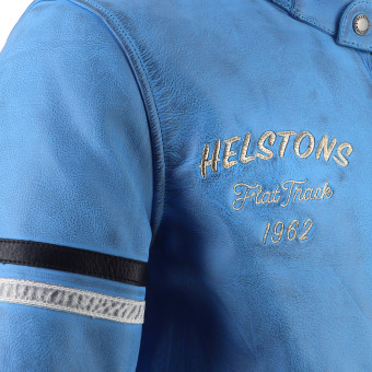 Helstons Nashville Leather Bleu Ciel