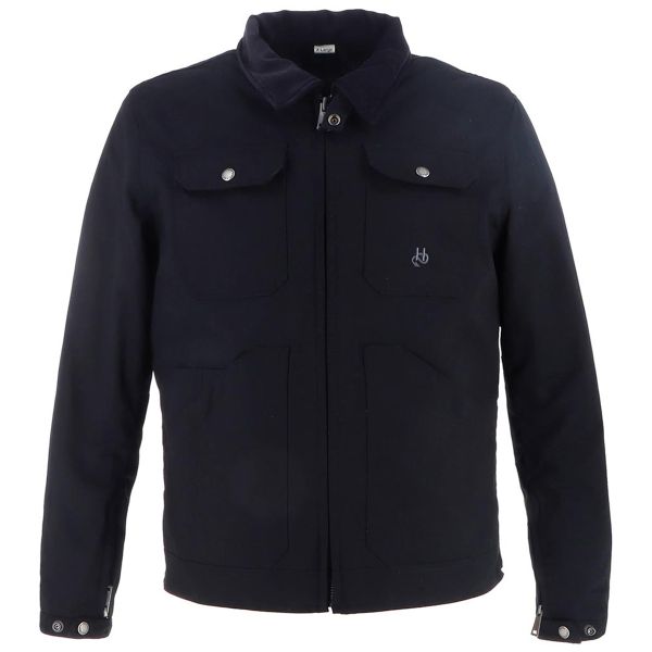 Blouson Moto Helstons Oregon Coton Canvas Black Blouson Moto Helstons Oregon Coton Canvas Black