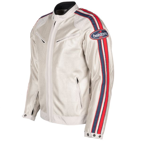 Blouson Moto Helstons Pace Air Silver
