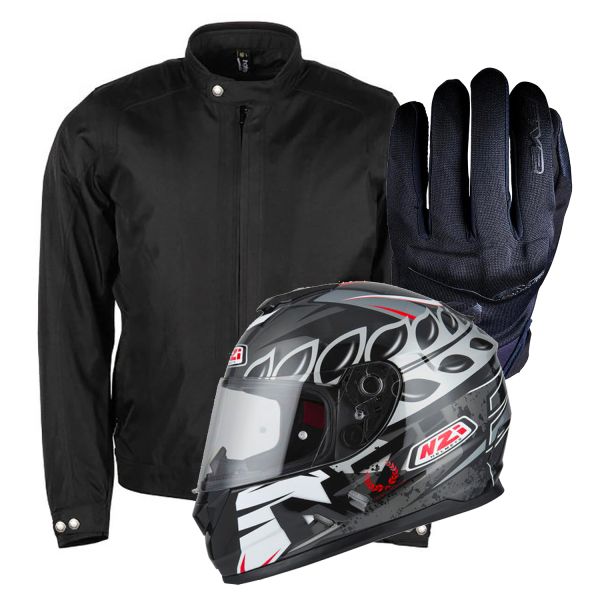 Blouson Moto Helstons Pack Equipement Permis Moto Eco 11