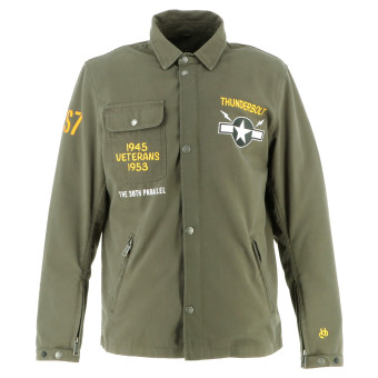 Blouson Moto Helstons Patriot Canvas Khaki Blouson Moto Helstons Patriot Canvas Khaki