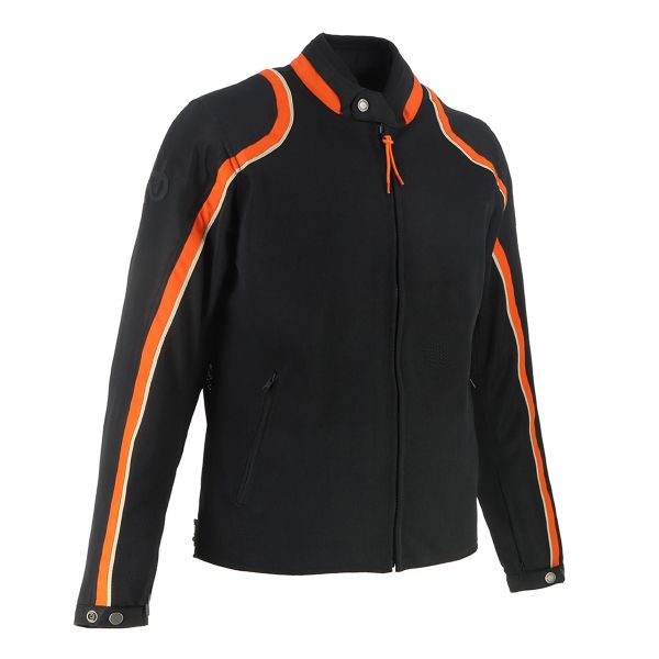 Helstons Phoenix Air Mesh Noir Orange Beige