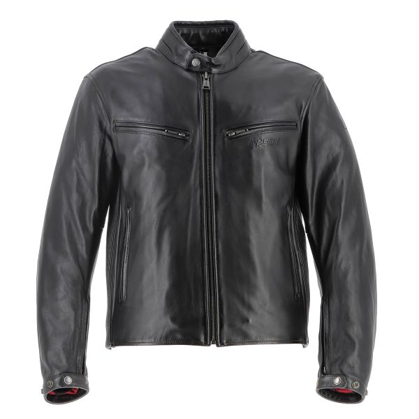 Blouson Moto Helstons Primo Leather Rag Black
