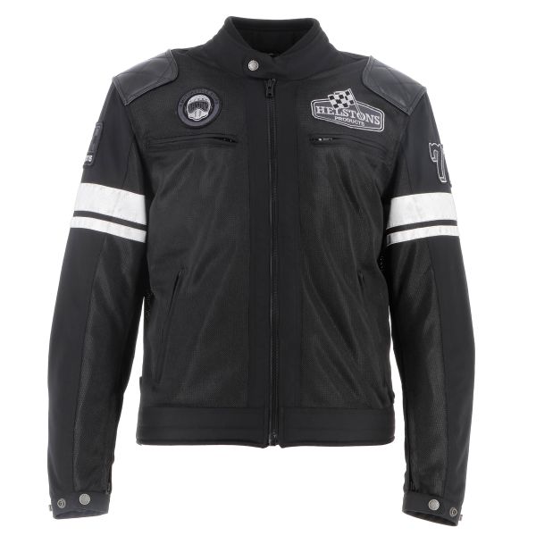 Blouson Moto Helstons Revolte Air Mesh Leather Black Blouson Moto Helstons Revolte Air Mesh Leather Black