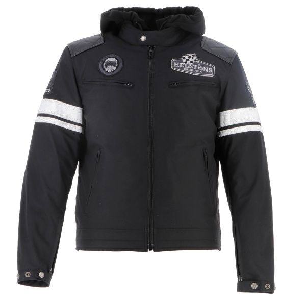 Blouson Moto Helstons Revolte Leather Black Blouson Moto Helstons Revolte Leather Black