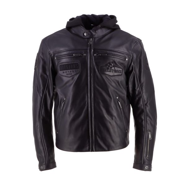 Blouson Moto Helstons Rival Leather Brown