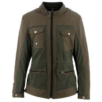 Blouson Moto Helstons Sahara Air Khaki