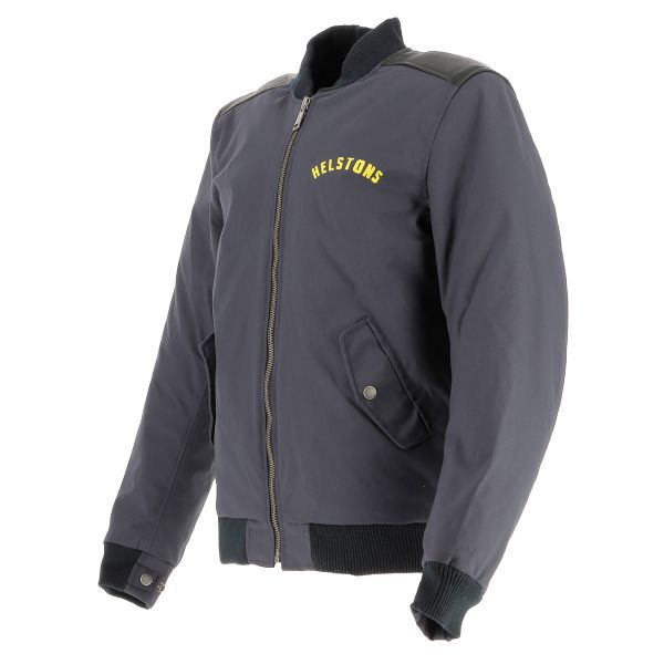 Blouson Moto Helstons Sparks Blue Yellow
