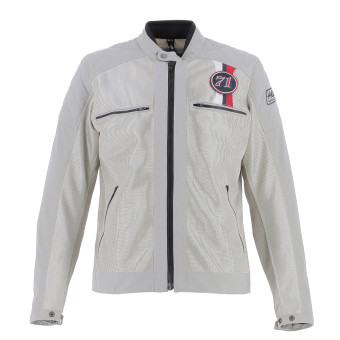 Blouson Moto Helstons Stinger Air Mesh Silver