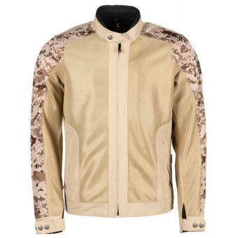 Blouson Moto Helstons Stoner Mesh Beige Camo
