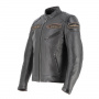 Blouson Moto Helstons Trevor Leather Rag Brown Black
