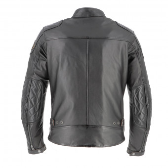 Helstons Trevor Leather Rag Brown Black
