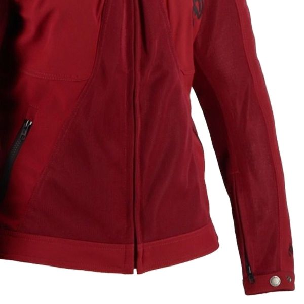 Helstons Turbo Girl Air Mesh Burgundy