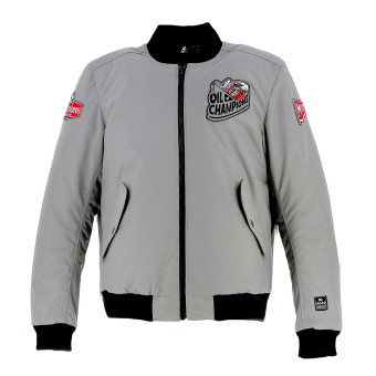 Blouson Moto Helstons Twin Motul Grey