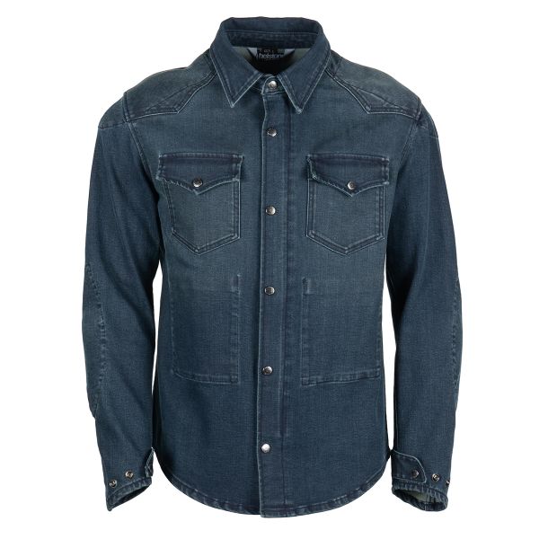 Blouson Moto Helstons Vince Coton Armalith Blue Blouson Moto Helstons Vince Coton Armalith Blue