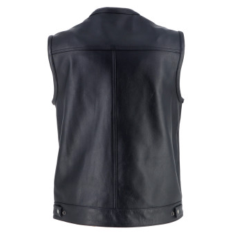 Helstons West Leather Noir