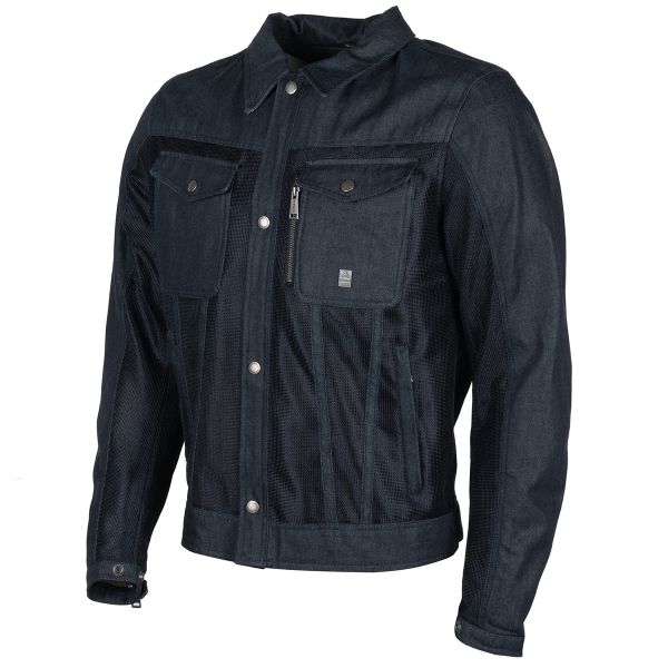Blouson Moto Helstons Western Air Blue