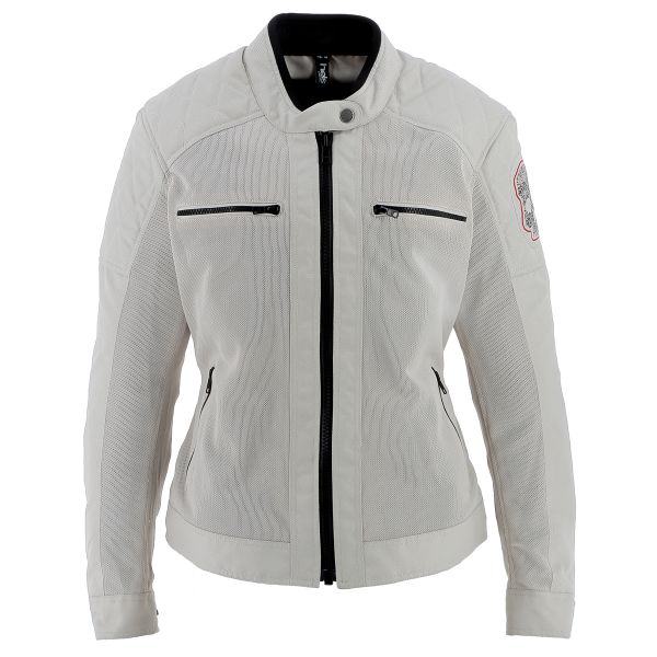 Blouson Moto Helstons Widow Air Mesh Silver Blouson Moto Helstons Widow Air Mesh Silver