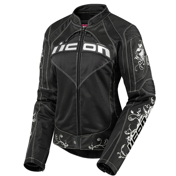Blouson Moto ICON Contra Speed Queen Black
