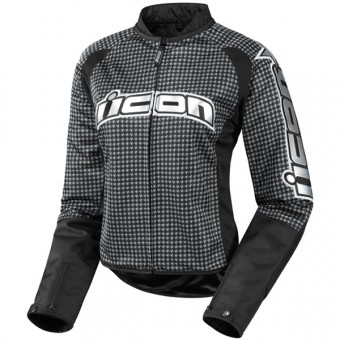 Blouson Moto ICON Hooligan 2 Glam Black