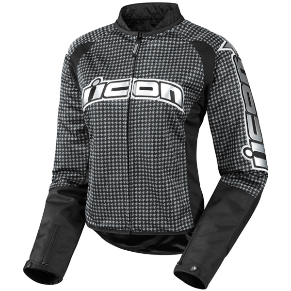 Blouson Moto ICON Hooligan 2 Glam Black