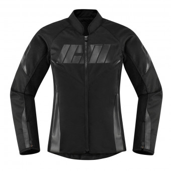 Blouson Moto ICON Hooligan CE Woman Black