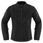 Blouson Moto ICON Mesh AF Woman Black