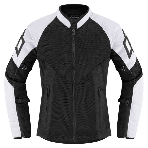 Blouson Moto ICON Mesh AF Woman White Blouson Moto ICON Mesh AF Woman White