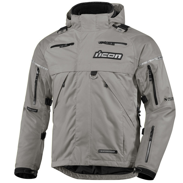 Veste Moto ICON Patrol Grey