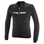 Blouson Moto Ixon Arma Black White Bright Red