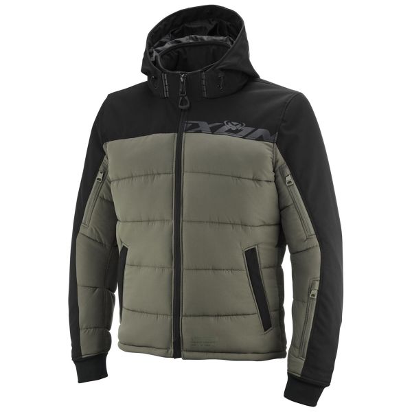 Blouson Moto Ixon Aspen Kaki Black