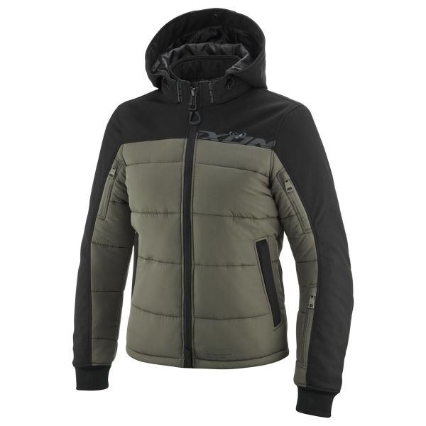 Blouson Moto Ixon Aspen Lady Kaki Black