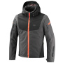 Blouson Moto Ixon Burning Anthracite Black Red