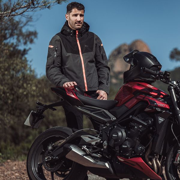 Ixon Burning Anthracite Black Red