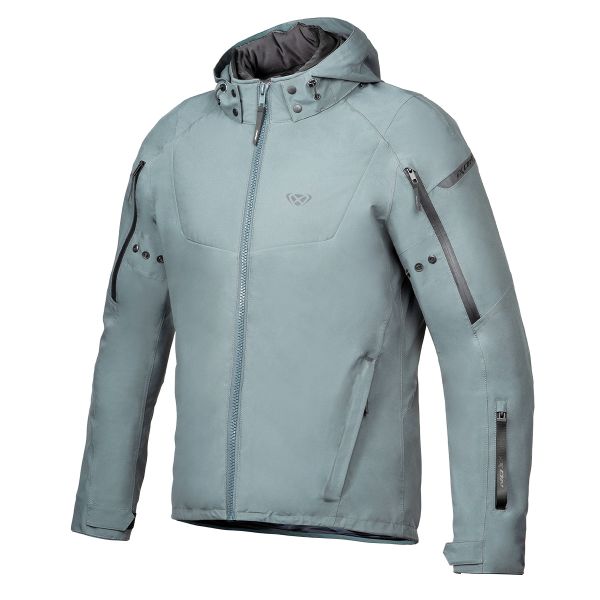 Blouson Moto Ixon Burning Tactic Green