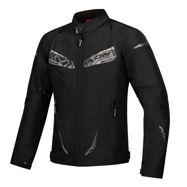 Blouson Moto Ixon Caliber Black White