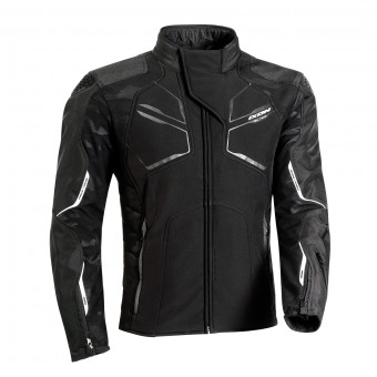 Blouson Moto Ixon Cell Black Anthracite White