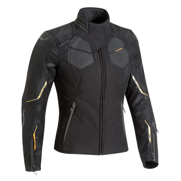 Blouson Moto Ixon Cell Lady Black Gold Blouson Moto Ixon Cell Lady Black Gold