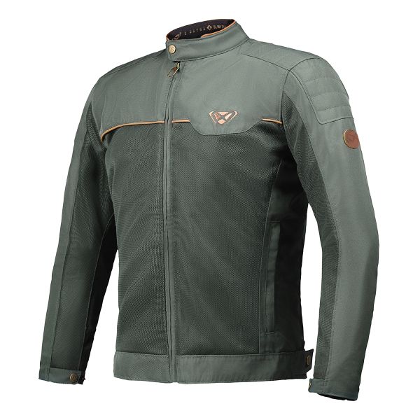 Blouson Moto Ixon Cornet Green Brown Blouson Moto Ixon Cornet Green Brown