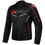 Blouson Moto Ixon Flicker Black White Red
