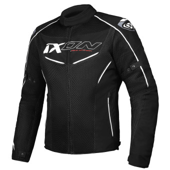 Blouson Moto Ixon Flicker Black White
