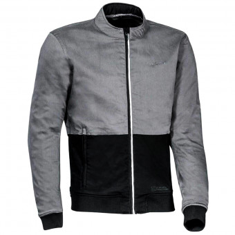 Blouson Moto Ixon Fulham Grey Black Blouson Moto Ixon Fulham Grey Black