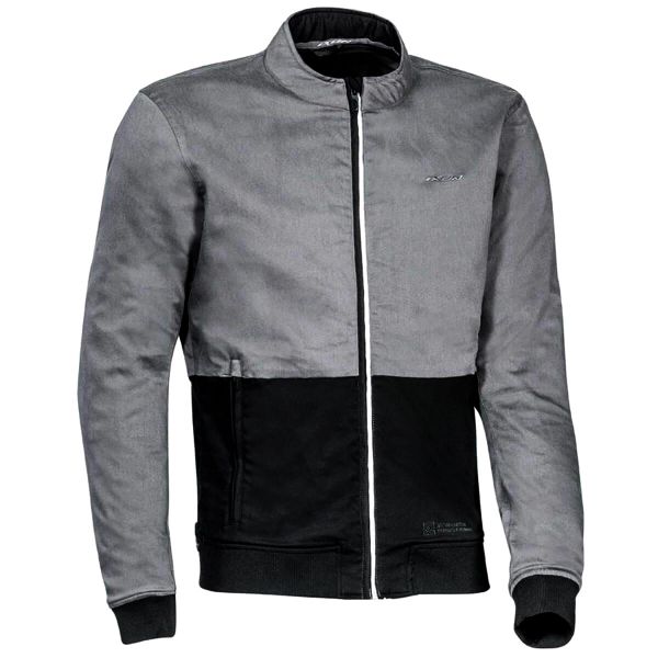 Blouson Moto Ixon Fulham Grey Black Blouson Moto Ixon Fulham Grey Black