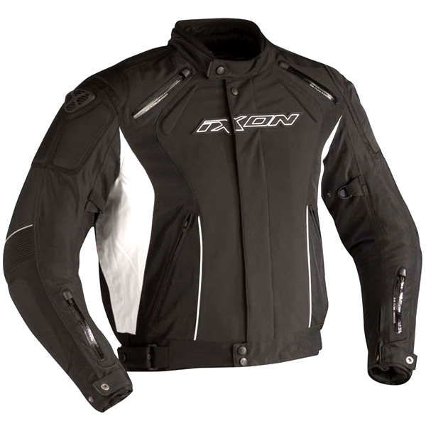 Blouson Moto Ixon Granit Noir Blanc