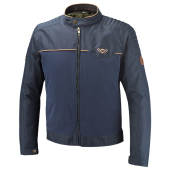 Blouson Moto Ixon Hornet Navy Marron