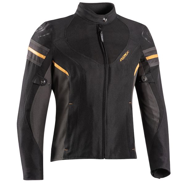 Blouson Moto Ixon Ilana Evo Black Anthracite Gold Blouson Moto Ixon Ilana Evo Black Anthracite Gold